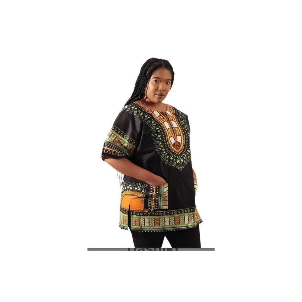 Black Dashiki -Unisex